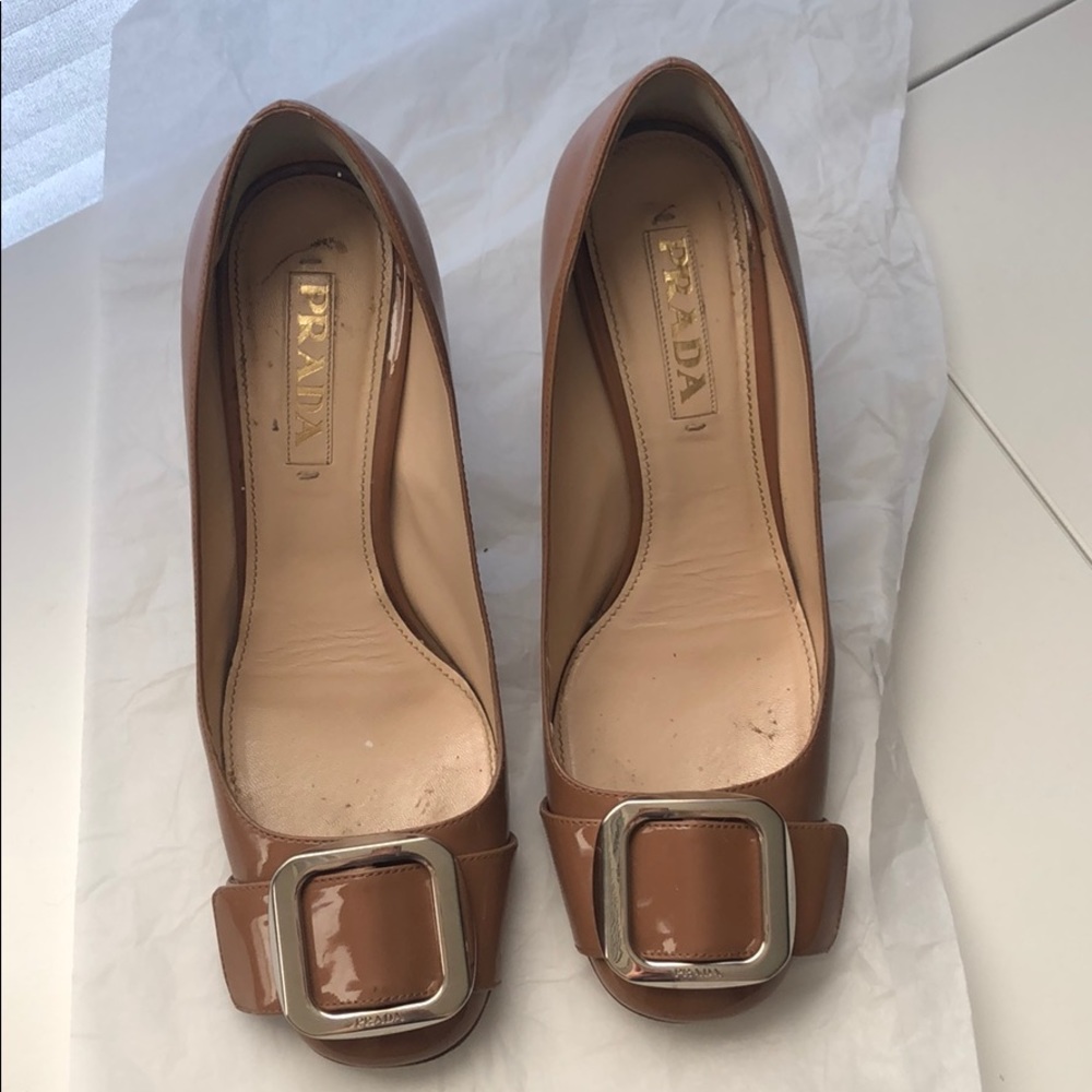 Authentic Prada leather shoes